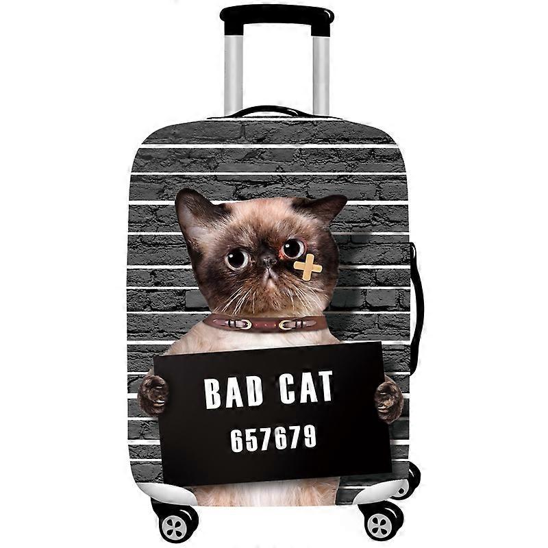 Cool Cat Printed Elastic Travel Luggage Cover Suitcase Trolley Case Bag Protector