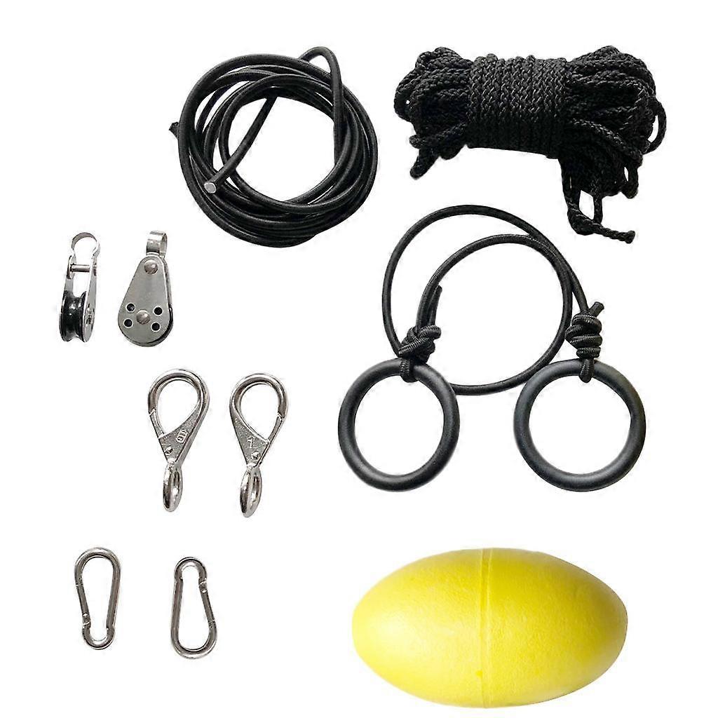 1 Set Stainless Steel DIY Kayak Canoe Boat Anchor Trolley Kit Kayak Accessories