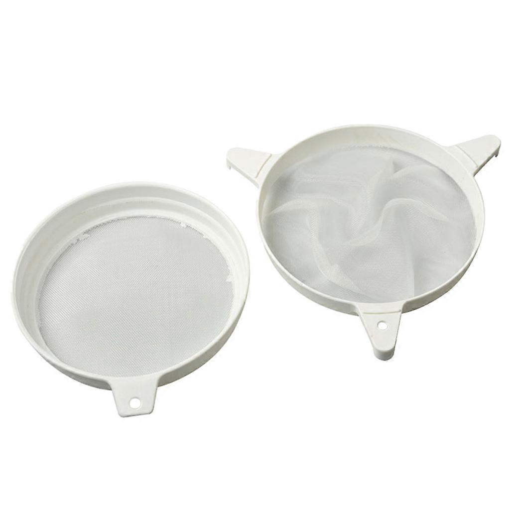 Beekeeper Tool Plastic Double Sieve Honey Strainer Professional Beekeeping