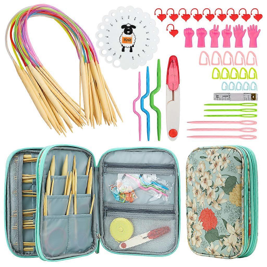Multifunctional Crochet Hooks Set Fundamental Crochet Needle Accessories Kit