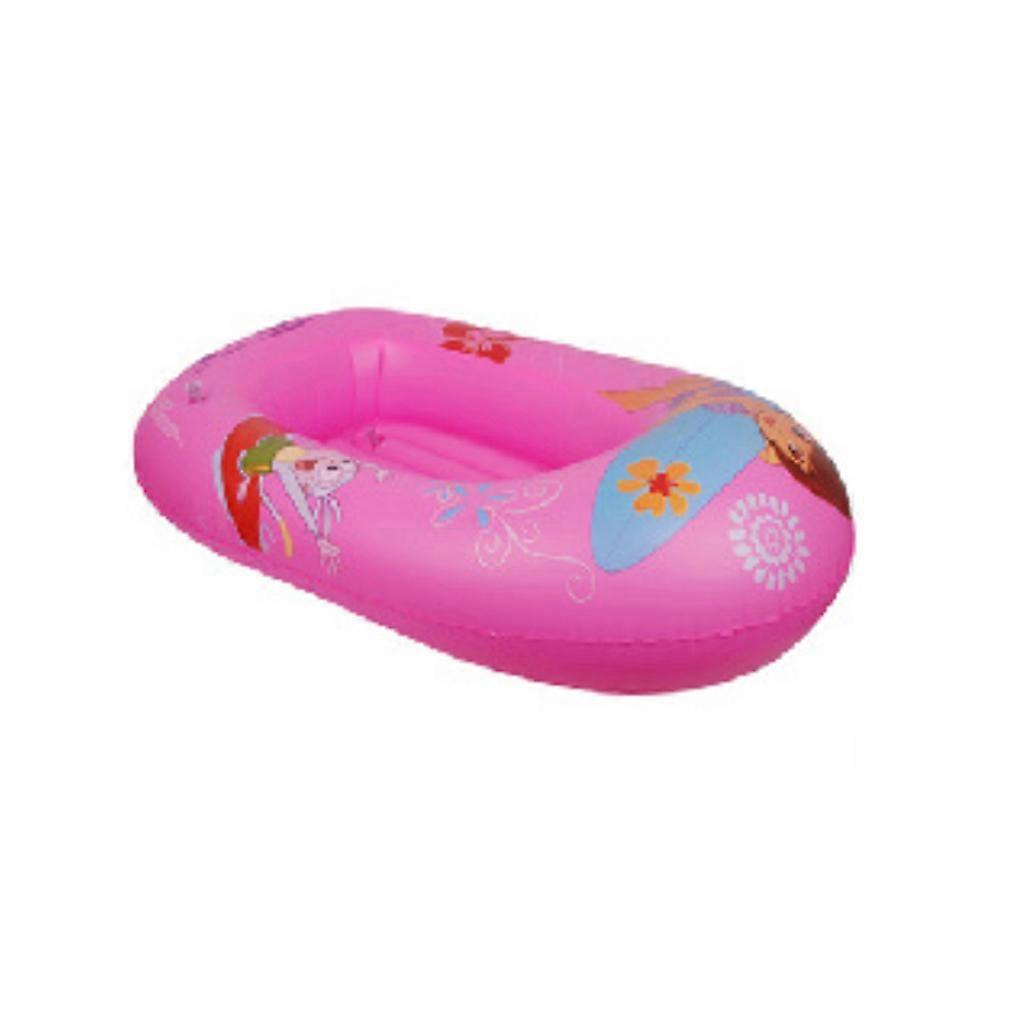 Pink Floating Boat Inflatable Floating Bed for Kids