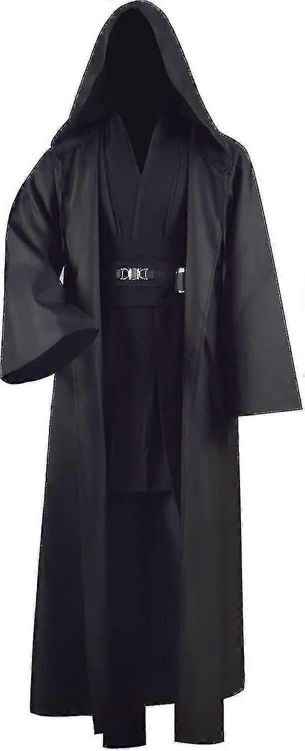 Adult Tunic Costume For Jedi Outfit Skywalker Costume Hooded Robe Cloak Set Uniform Versions
