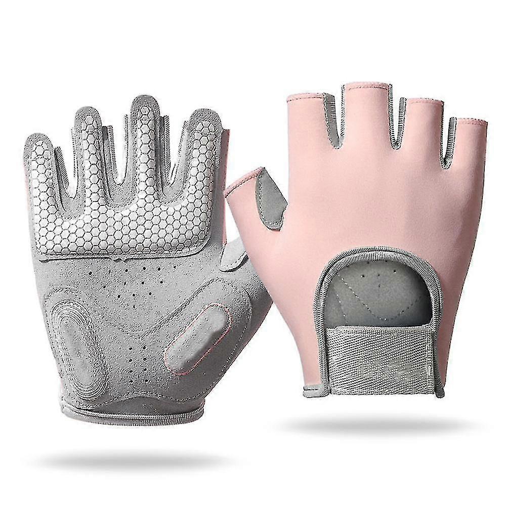Exercise Gloves: Women's Half-finger Exercise Gloves, Used For Weightlifting-26