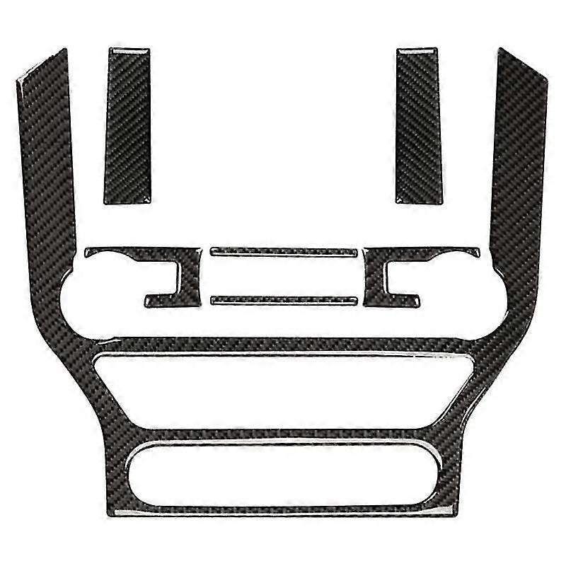Carbon Fiber Central Control Navigation Panel Sticker Decal Trim