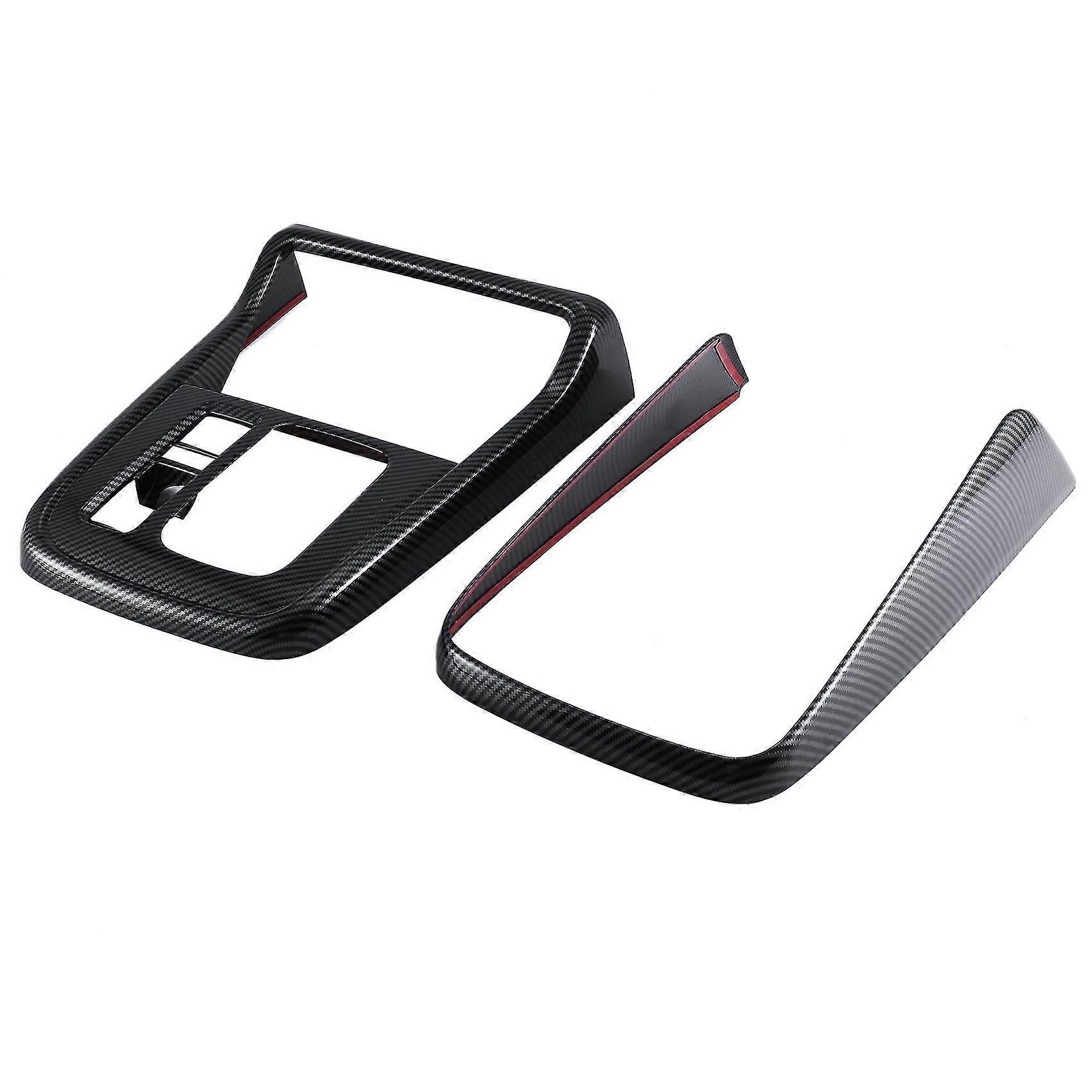 1sets Car Carbon Fiber Central Control Shift Panel Decal Interior Modification For -v 2022 2023