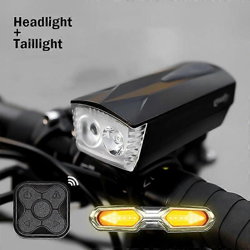 ZK30 Smart Bike Light Set Rear Front USB Rechargeable Bicycle Lamp Flashlight Cycling Lantern MTB Accessories Led Tail Light