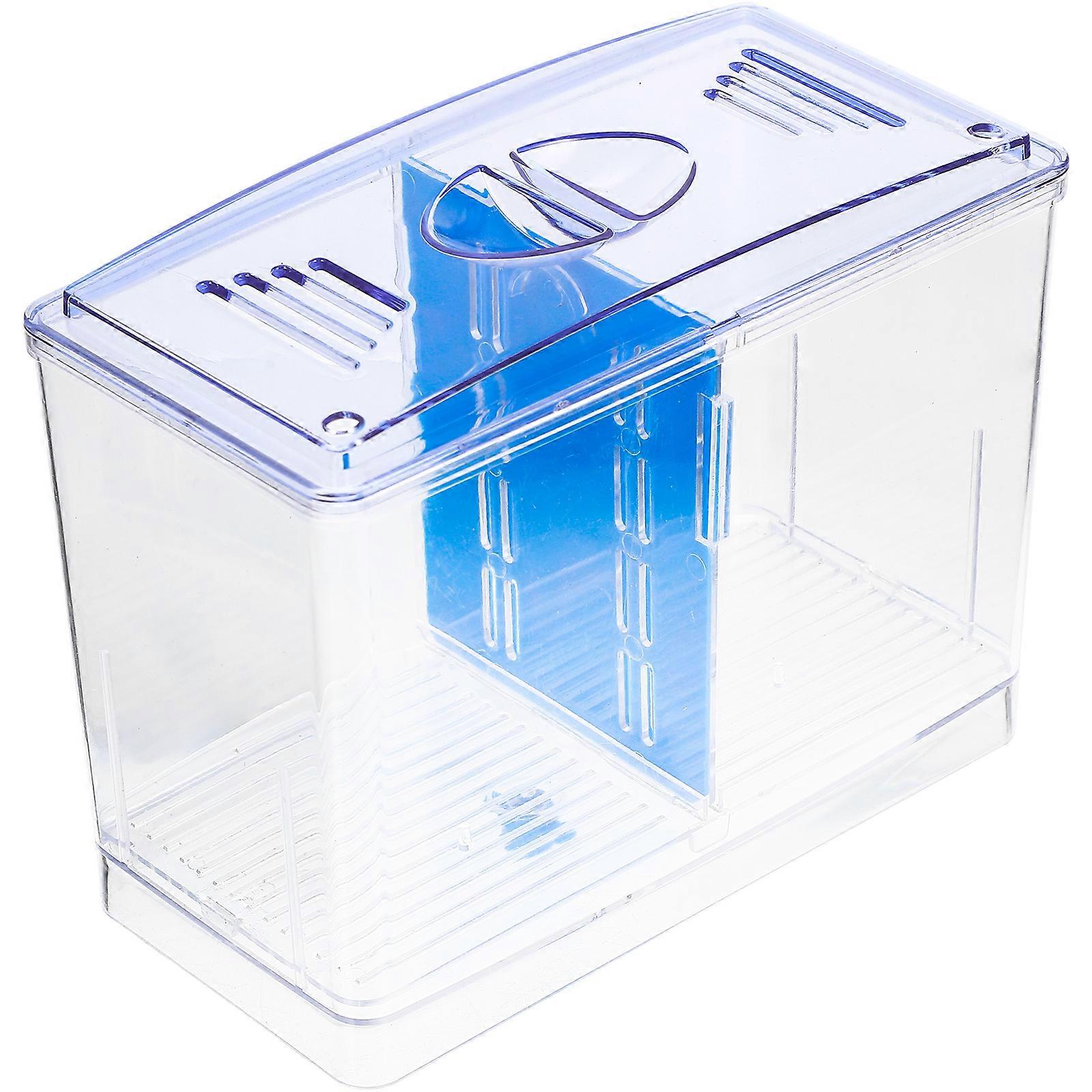 Fish Breeding Box Fish Tank Hatchery Incubator Miniature Isolation Double Box Acrylic Breeding Box