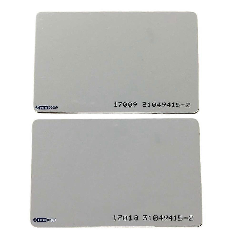 Hid Corporation 1386 Isoprox Ii Pvc Gloss Finish Imageable Proximity Access Card Isocard 125khz 26bit No Slot Punch