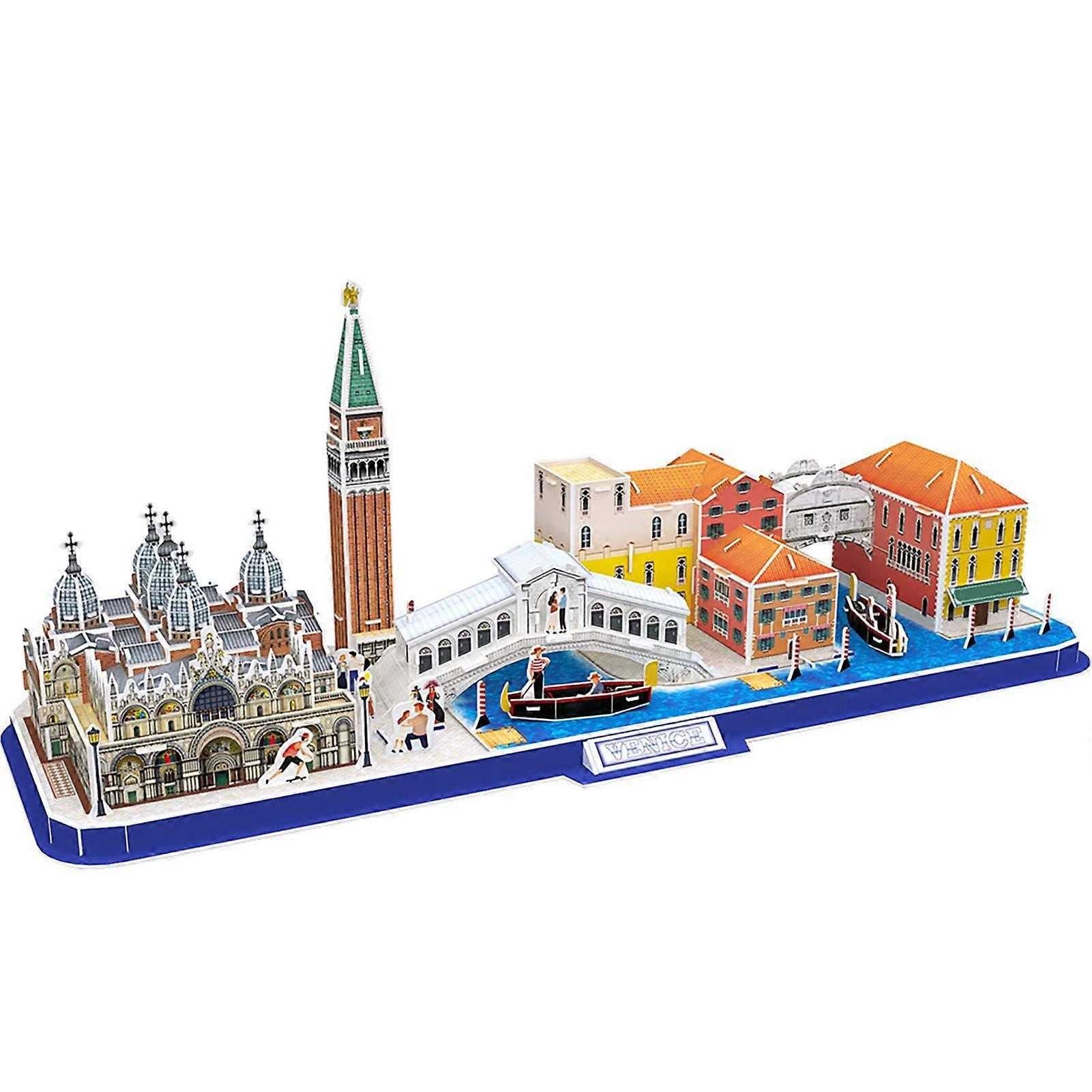 3D Puzzles for Adults Children Venice Construction Model
