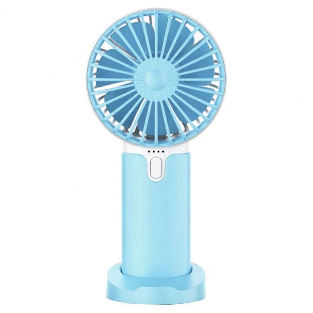 Portable USB Rechargeable Handheld Fan (Blue)