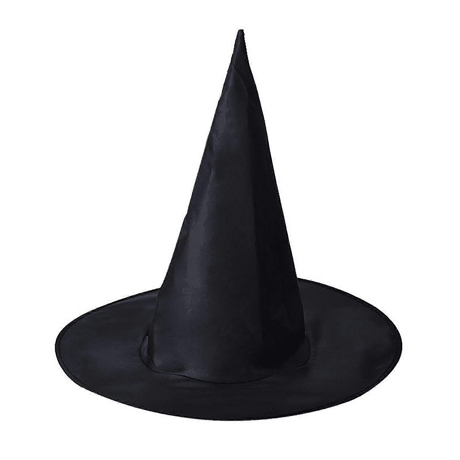 Schwarze Hexenkappe für Erwachsene, Halloween-Party, Hexen, Cosplay-Requisiten