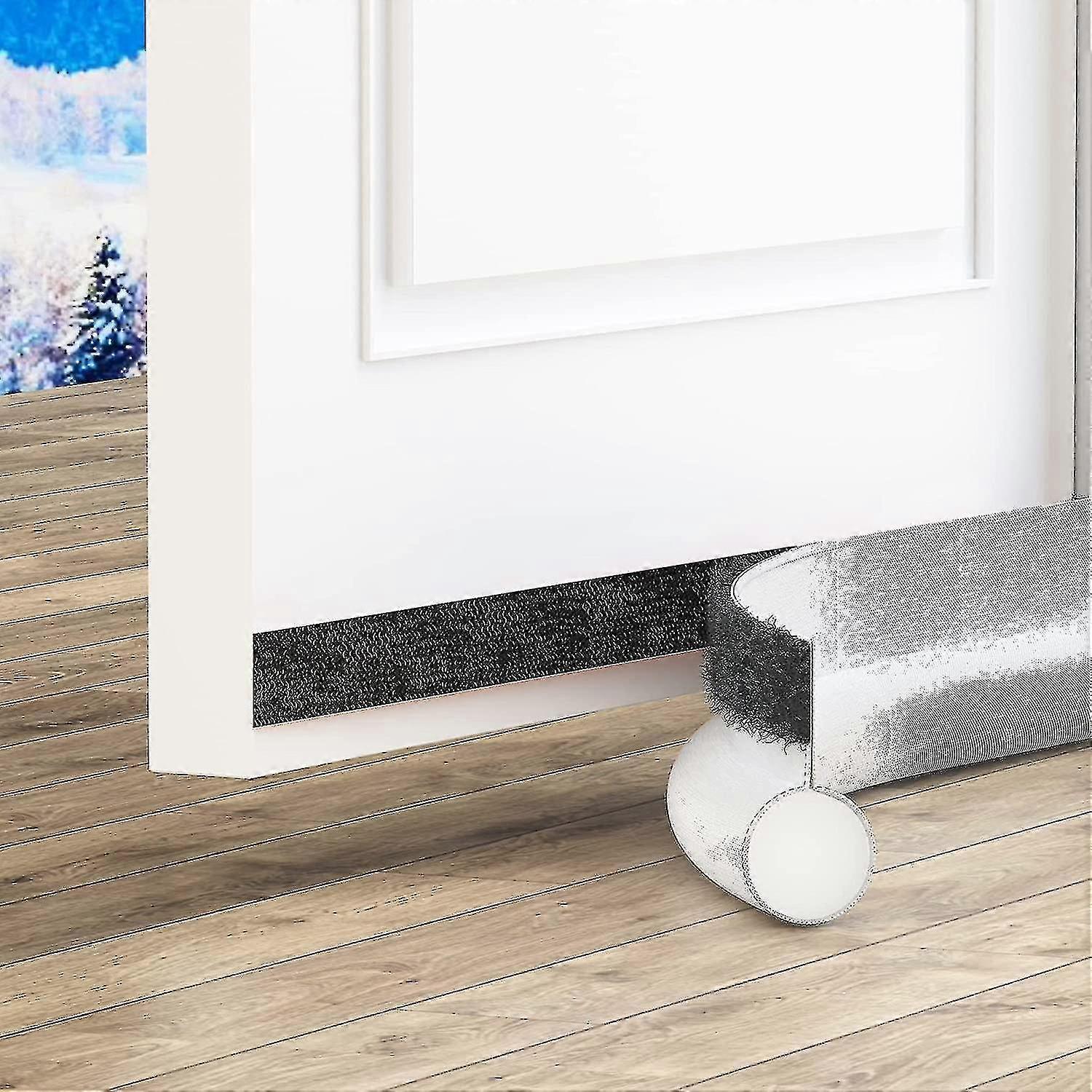 Door Draft Stopper, Adjustable Door Sweep Noise Blocker, One Sidedunder Door Draft Stopper, Sound Proof For Interior
