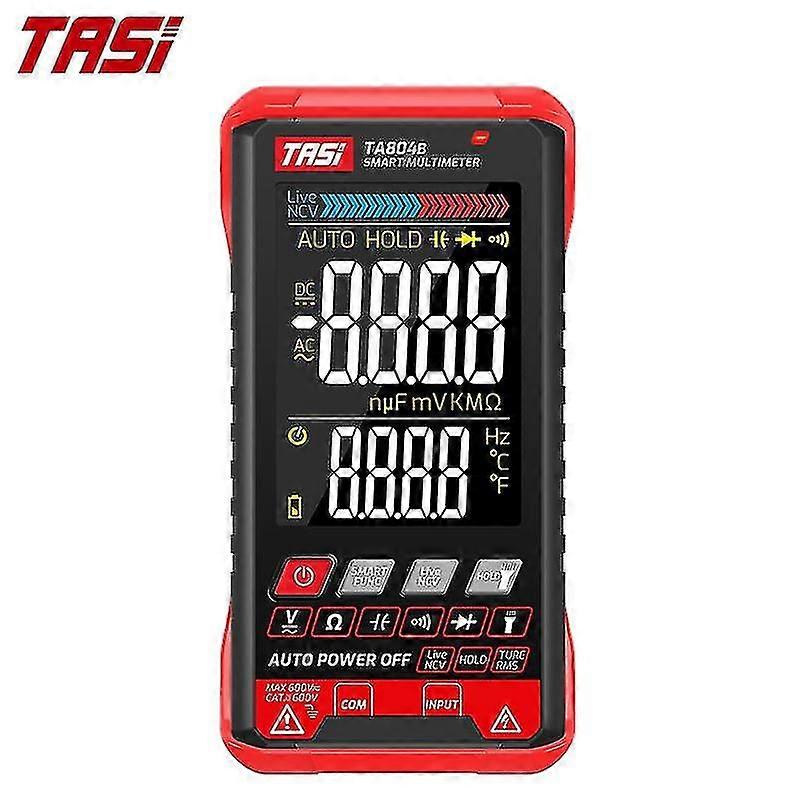 Tasi Ta804ab Digital Meter High-definit Screen Ultra-thin Ohm Ncv Voltmeter