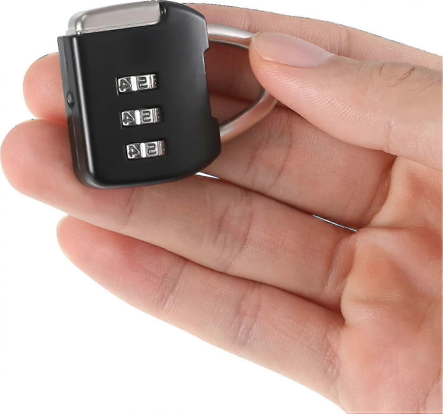Mini Padlock 3 Digit Combination Padlock Luggage Locks Padlock Small Padlock