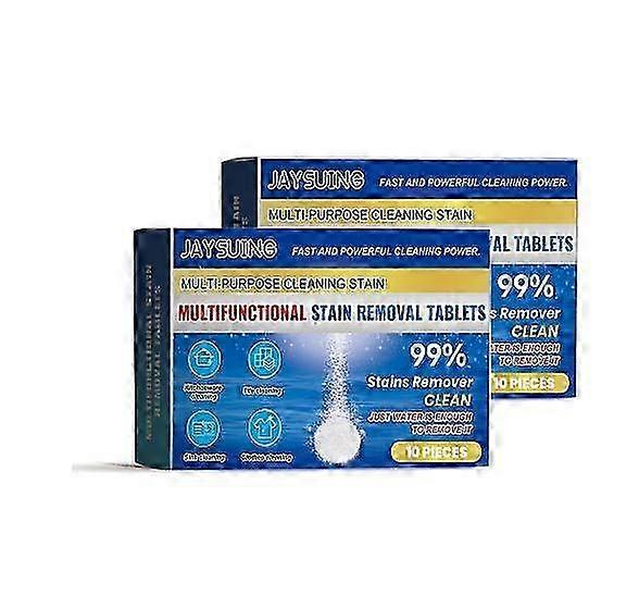 2PCS JAYSUING Multi-purpose Decontamination Cleaning Tablets Strong Cleaning