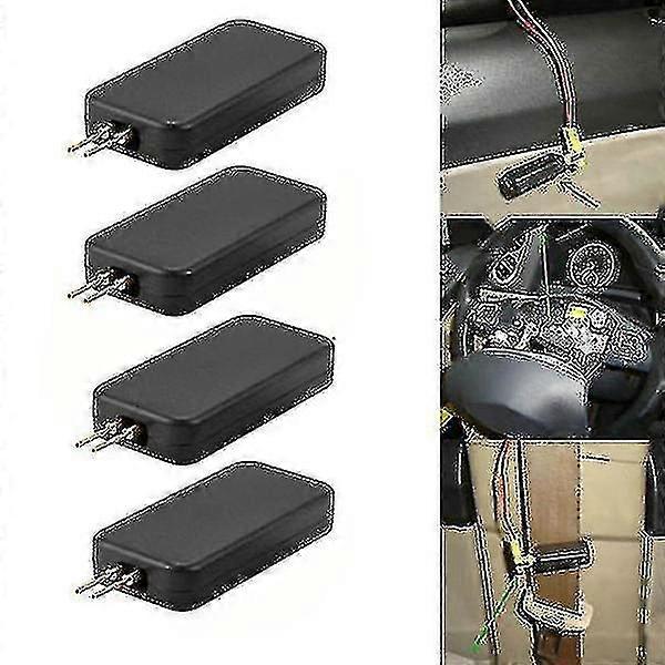 Car Airbag Simulator Tester Testing Instrument Resistor Bypass Fault Finding4pcsblack)