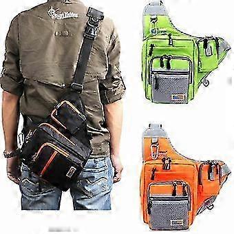 Fishing Bag Canvas Carp Fishing Reel Lure Multifunction Waterproof Shoulder Gear