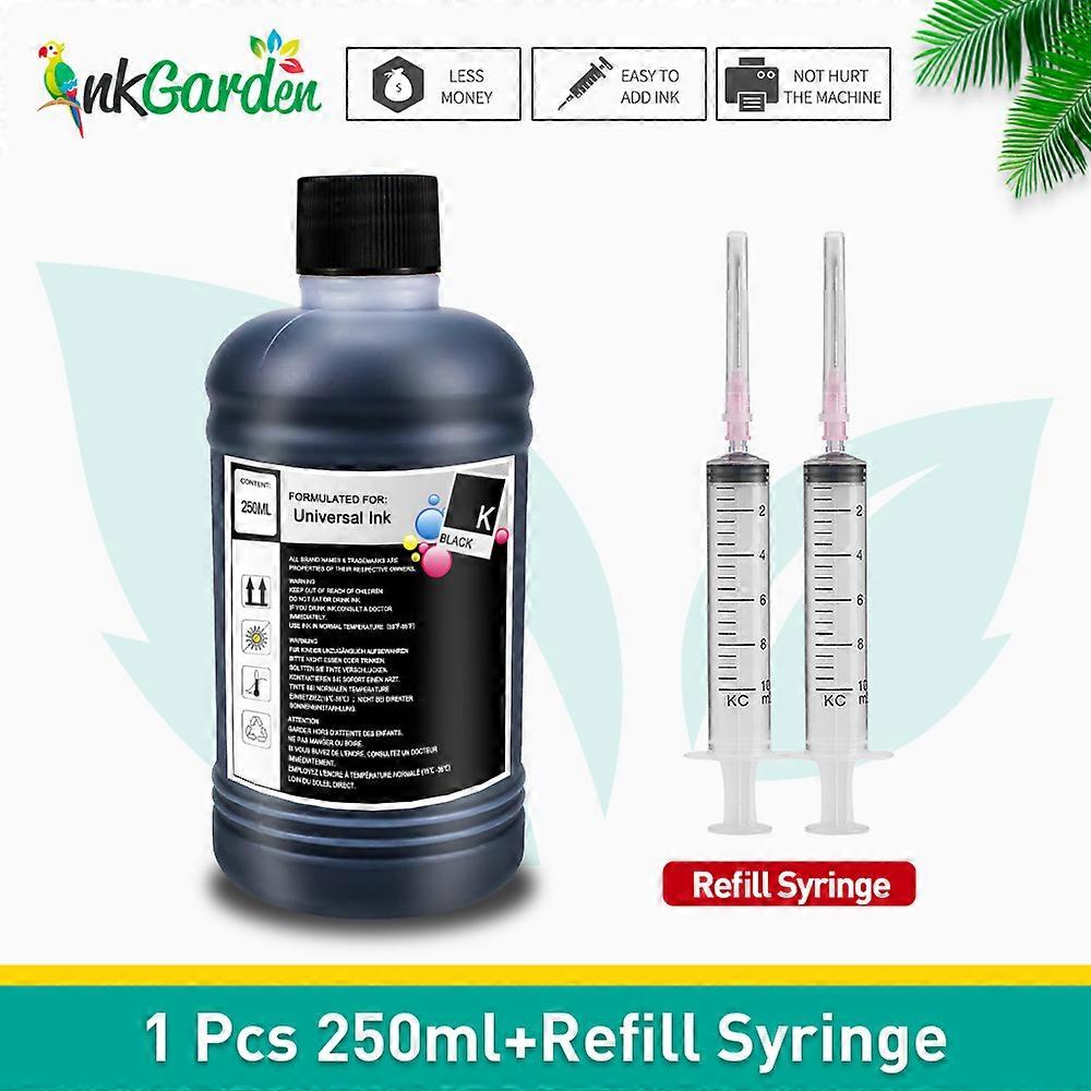 250 ML Universal Refill Ink Kit For Epson For Canon For HP For Brother Printer CISS Ink And Refillable Printers Dye Ink
