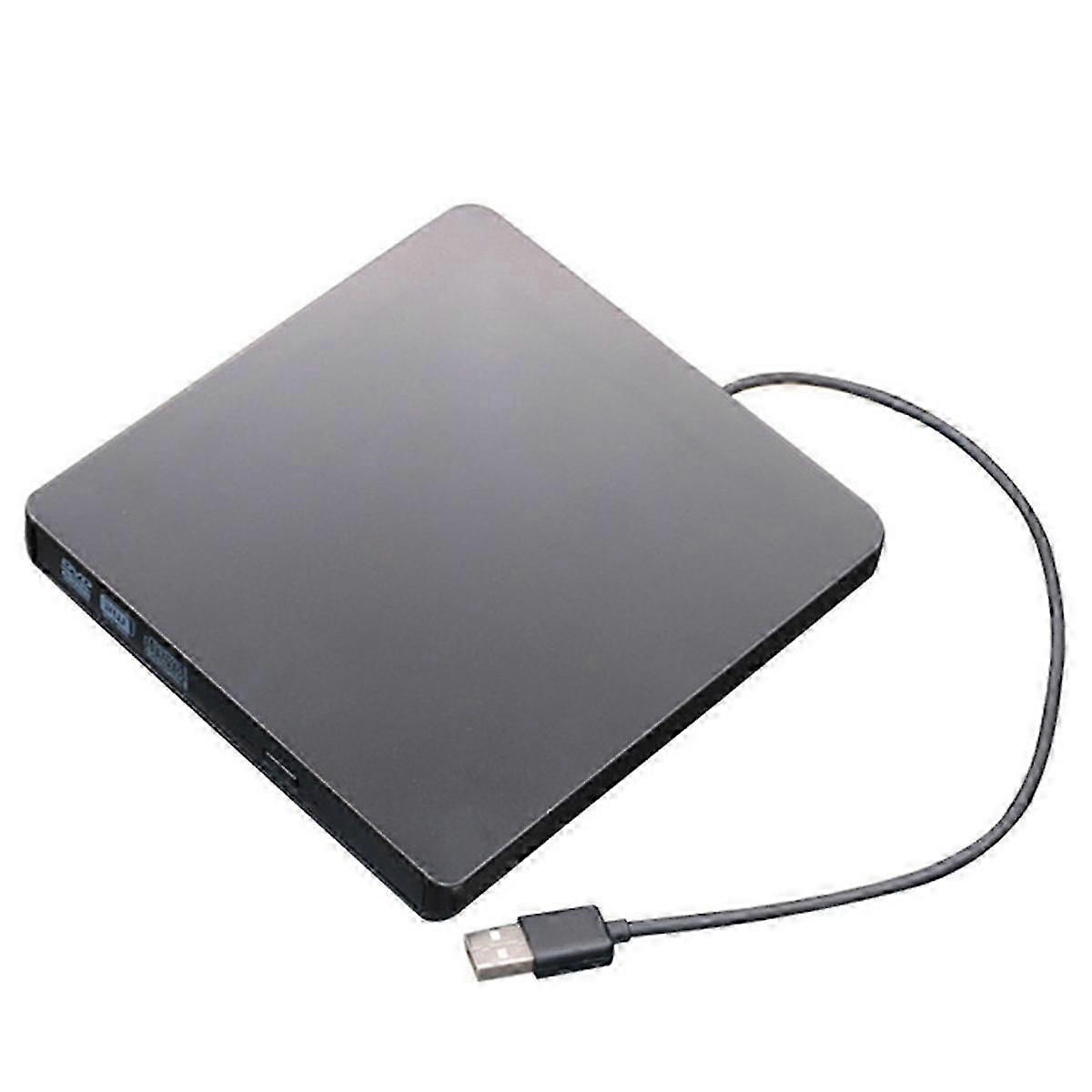 مشغل الأقراص المضغوطة الخارجي Usb3.0 12.7 مم نوع الدرج مسجل محرك أقراص ضوئية فائق النحافة DVD-rw للكمبيوتر La