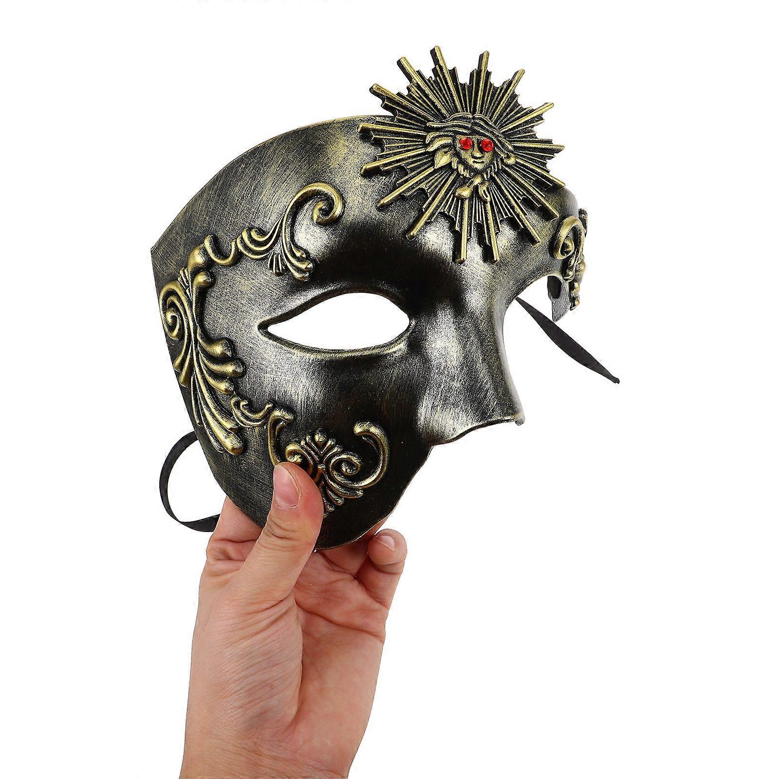 Steampunk Victorian Phantom Venetian Masquerade Mardi Gras Mask - Adult Unisex Costume Accessory