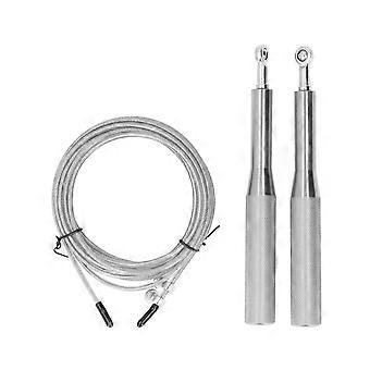 Skipping Rope Strong Durable Adjustable Flexible Reliable Professional Convenient Exercise Supplies for Indoor OutdoorAluminum Alloy Silver