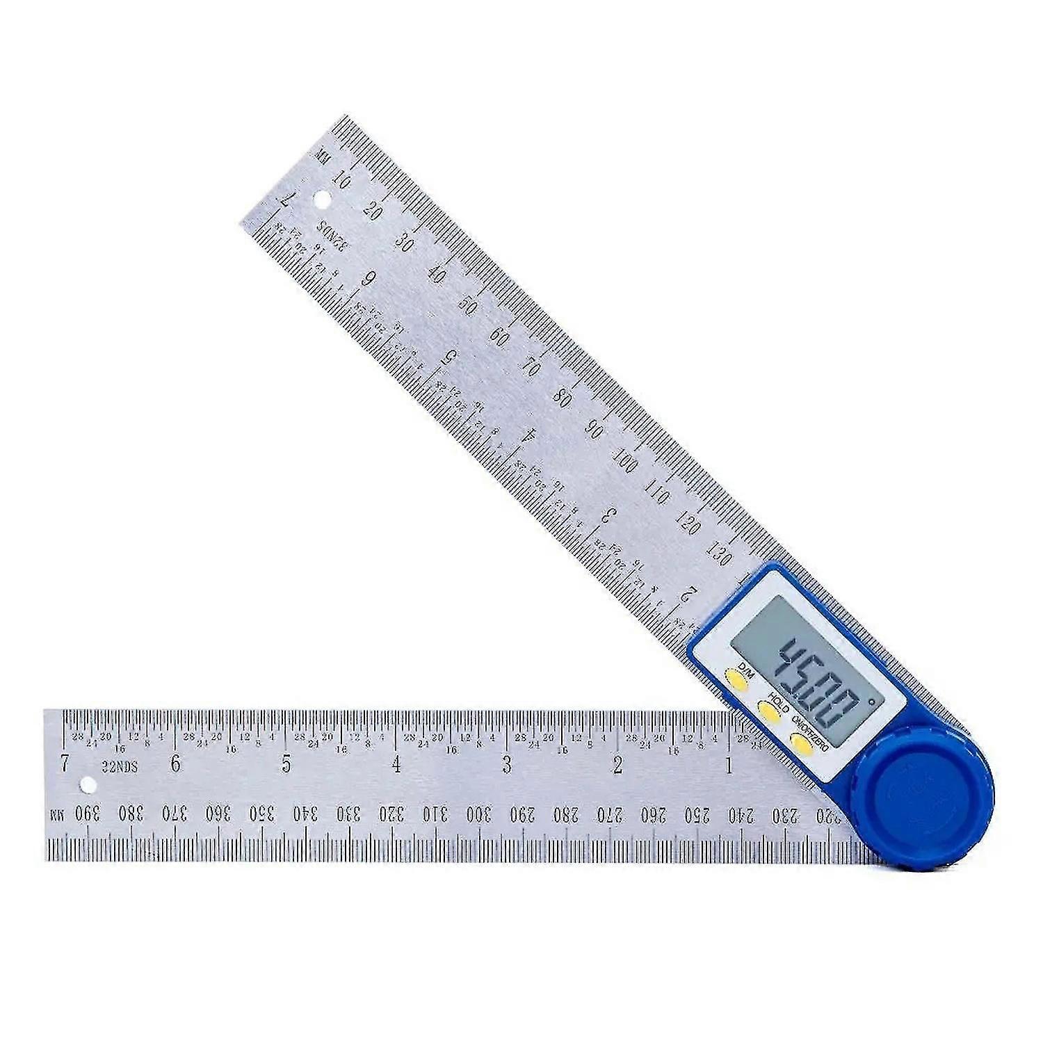 Digital Protractor 200mm 7 Inch Digital Angle Finder Protractor Ruler Meter Inclinometer Goniometer
