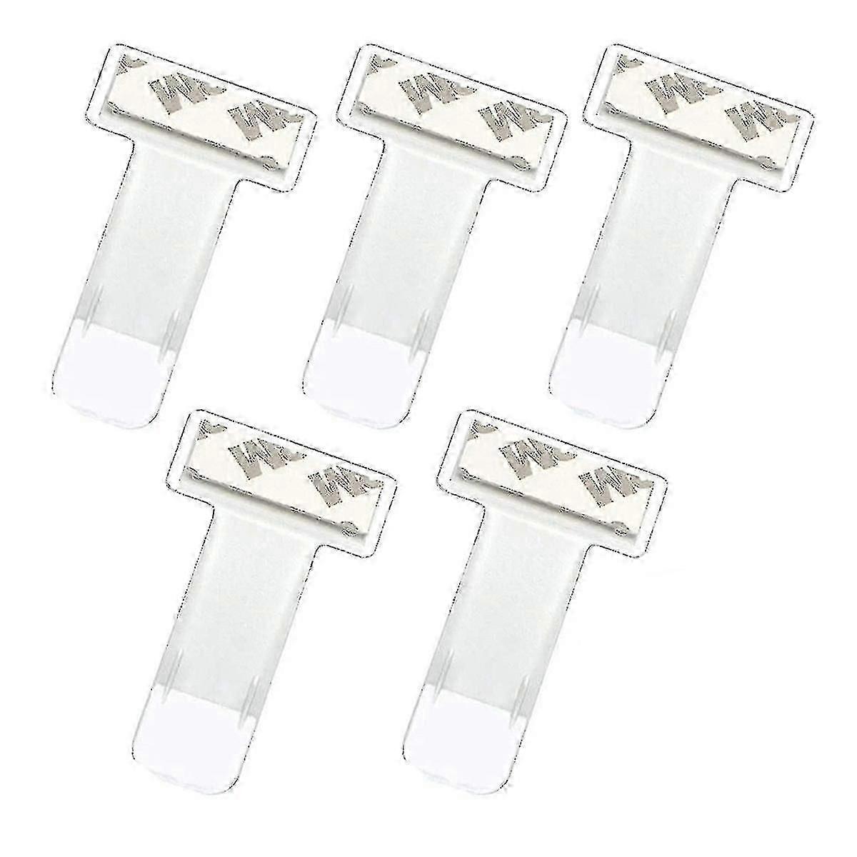 5 Pcs Parking Permit Holder,transparent Plastic Car Self-adhesive