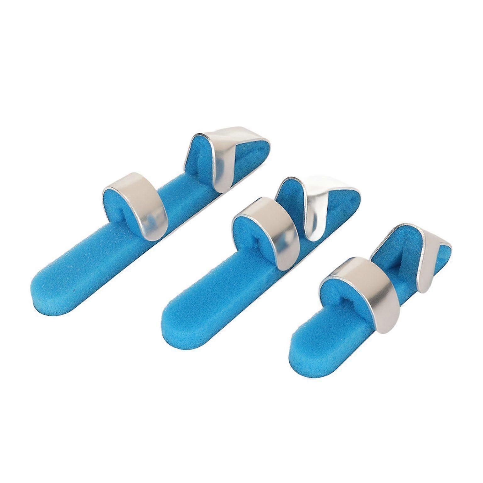 3pcs Metal Finger Support with Sponge - Broken Finger Stabilizer