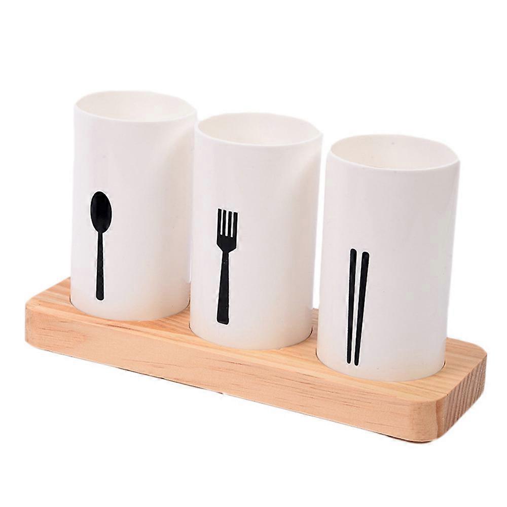 Chopstick cage - three compartments, can store chopsticks, forks and spoons