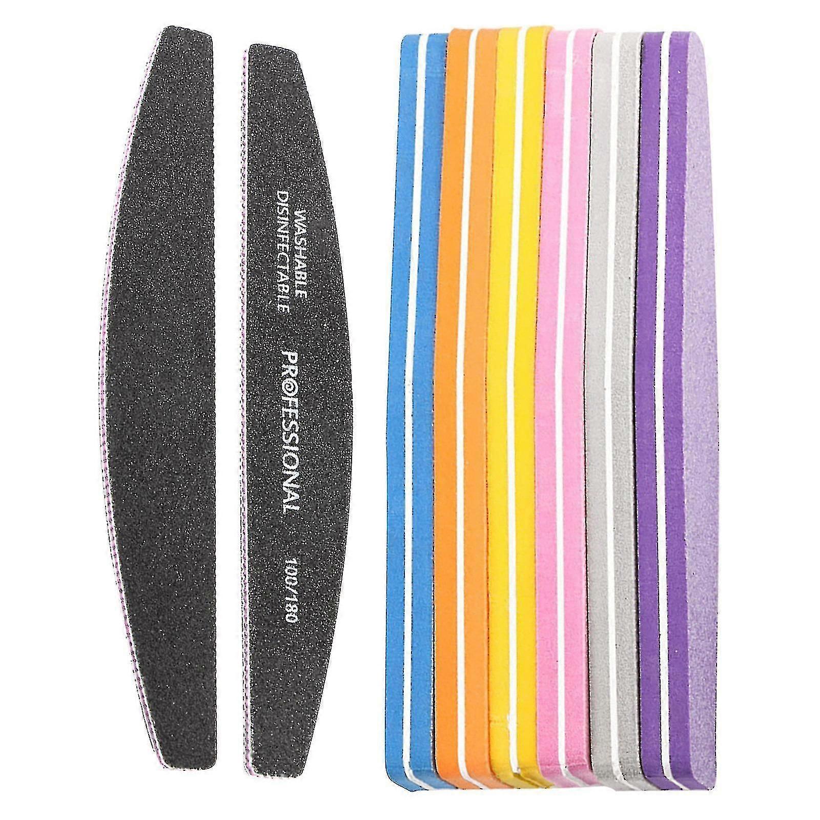Nail File Nail File 8 Pièces Set Bande de Polissage Manucure Fichier Bande de Polissage