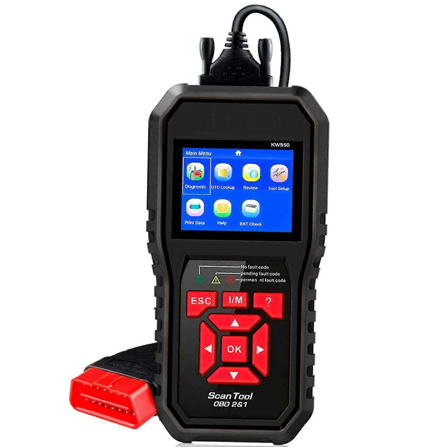 KONNWEI OBDII Scanner Code Reader (KW850) Professionelle OBDII Anto Scanner Auto Diagnose Check Engine