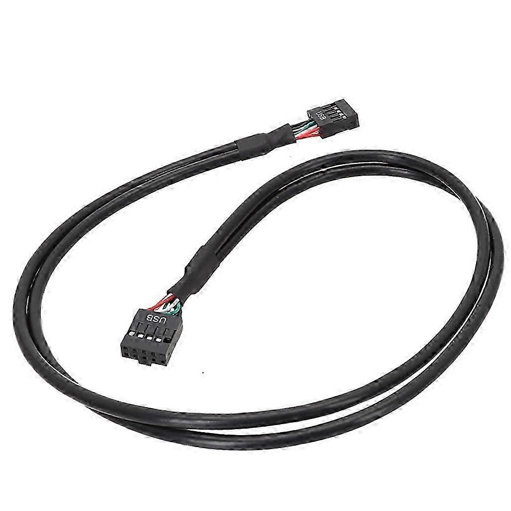 USB 9Pin to 9Pin Female Cable USB2.0 Shielding Line Double Stranded-GOOD