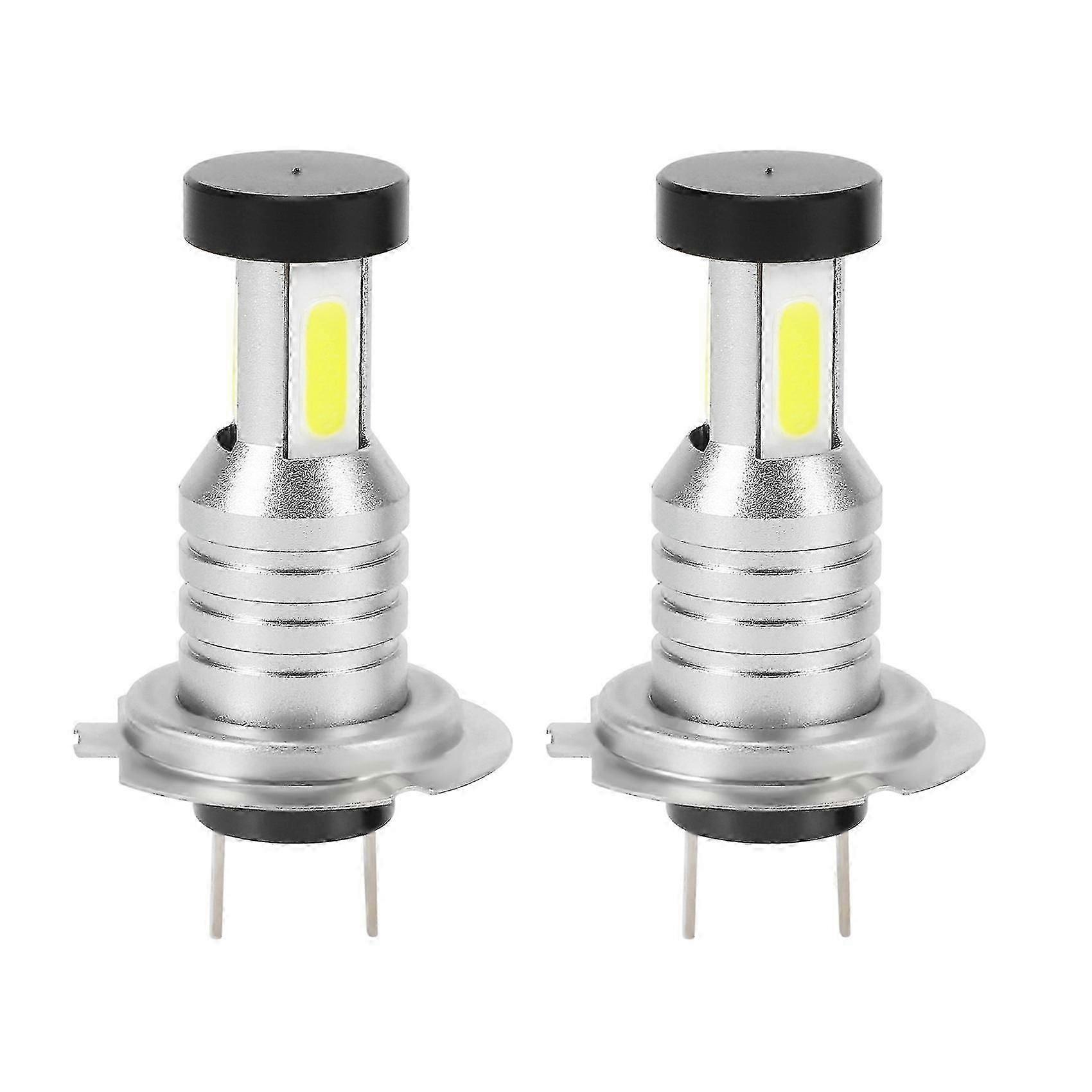 2x H7 Led Headlight Bulb Kit High Low Beam 100w 30000lm 6000k White