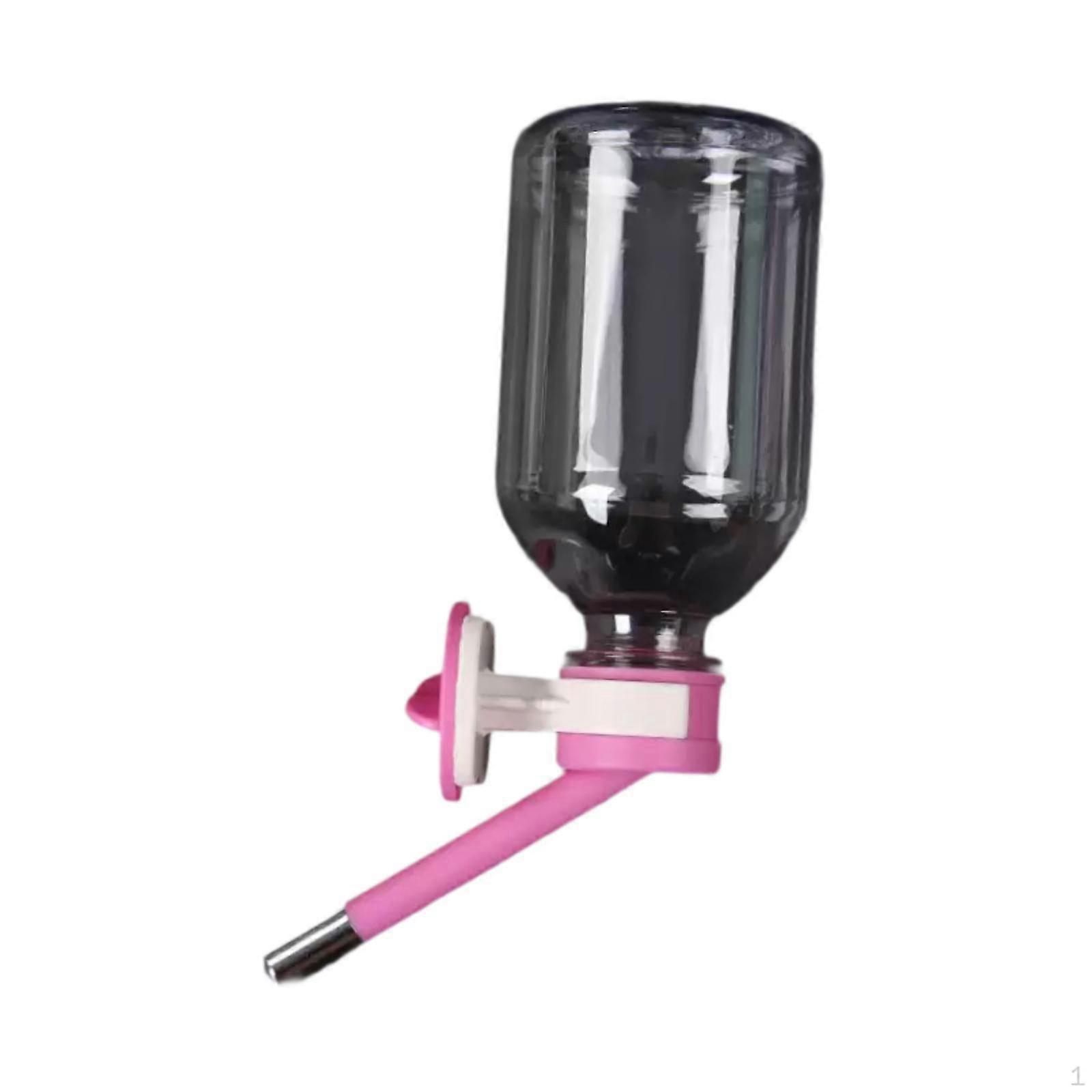 Dog Water Dispenser Drinking Bottle Anti-drip Hanging Waterer Cage for Small Animals