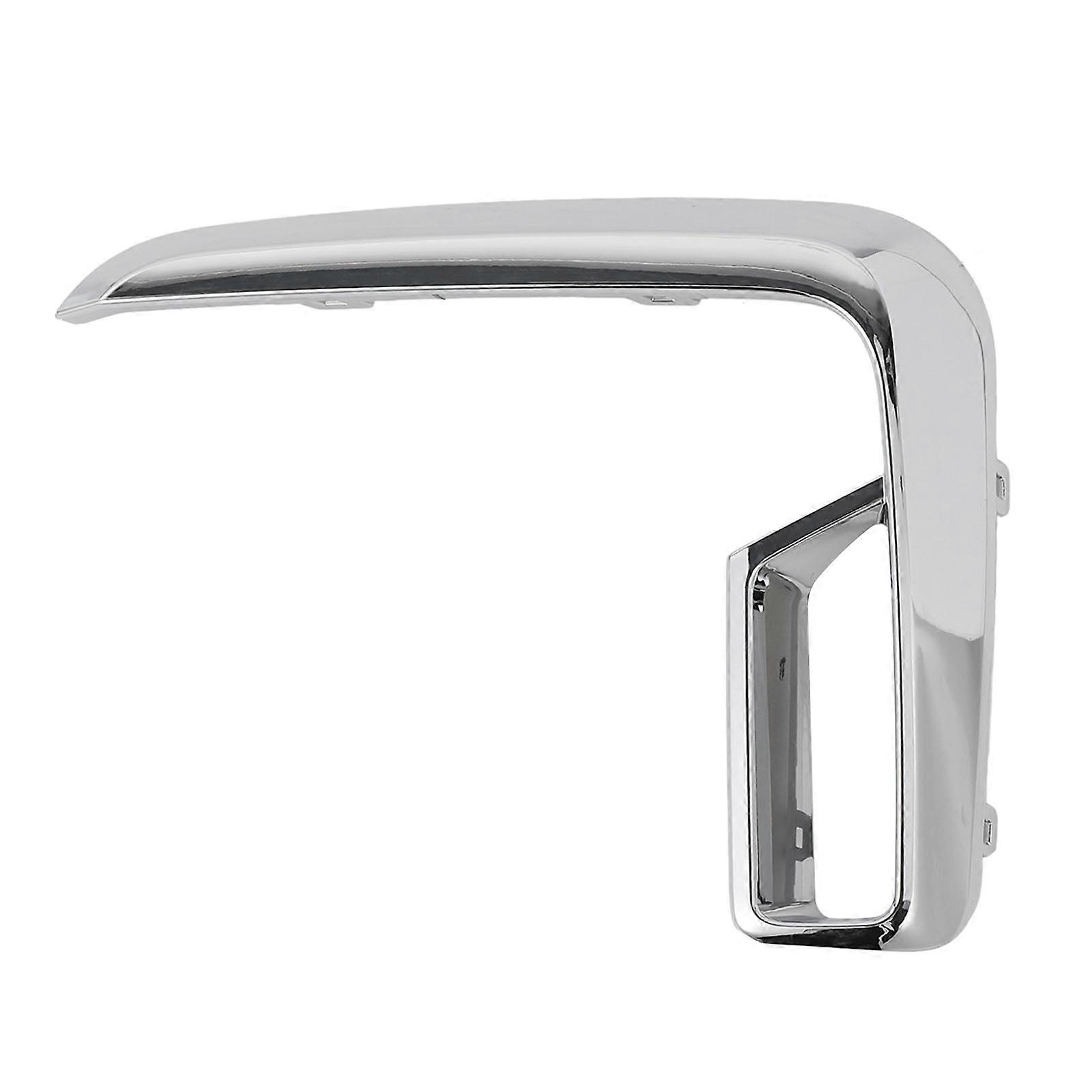 Front Fog Light Frame Cover Front Bumper Grille Chrome Trim Decorative Strip for 7 Series G11 G12 LCI M Sport 2019‑2022 Left: 51118079585