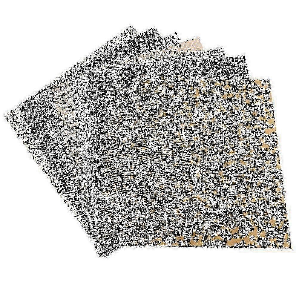 7pcs 25*25cm Cotton Fabric DIY Assorted Squares Pre Cut Bedding Kit Quarters Bundle Coffee Seri