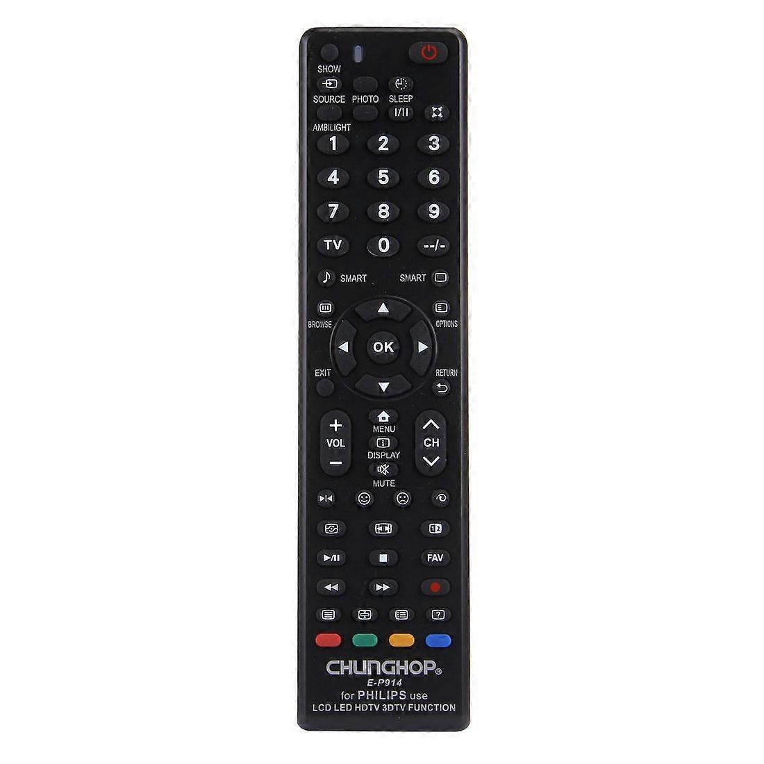 [New] CHUNGHOP E-P914 Universal Remote Controller for PHILIPS LED LCD HDTV 3DTV
