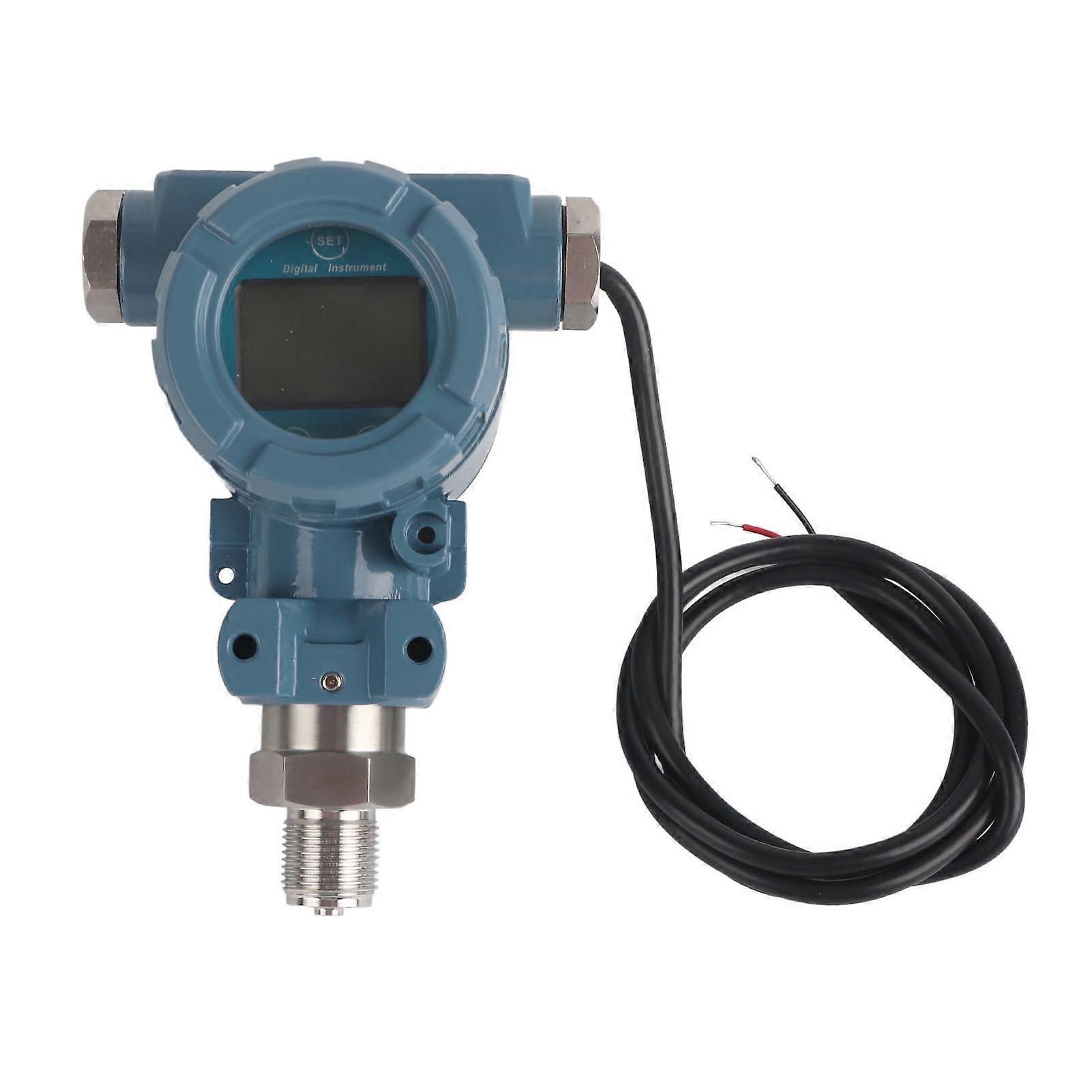 LEFOO ‑1‑16bar Digital Display Pressure Sensor Explosion Proof 2 Wire Hydraulic Gas Transducer 4-20mA M20x1.5 T6200