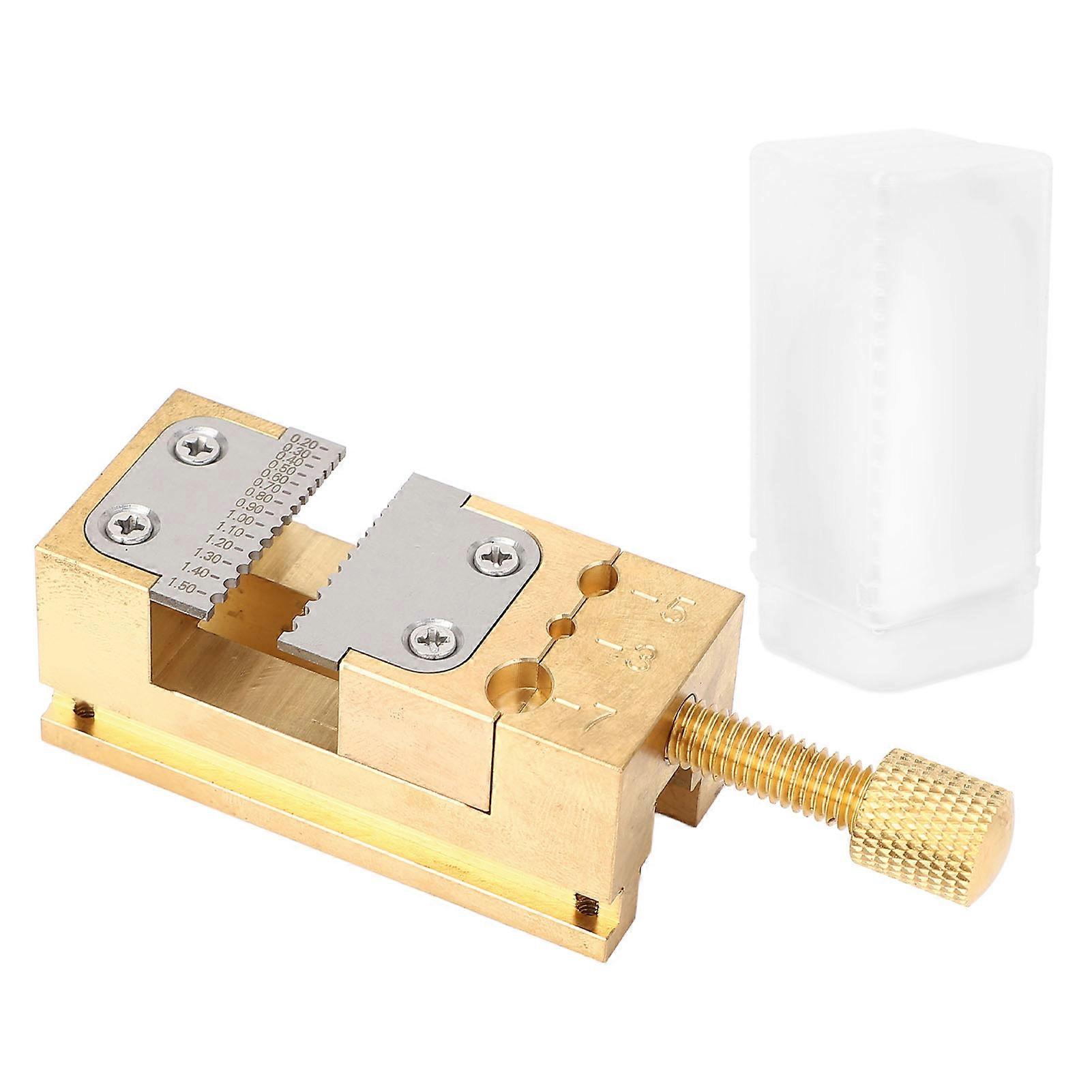 Watch Repair Vise, Jewelers Watchmakers Clamp, Wheel Needles, Tube Pliers, Household Metal Holder Tool, Hole Diameter 0.2-1.5mm