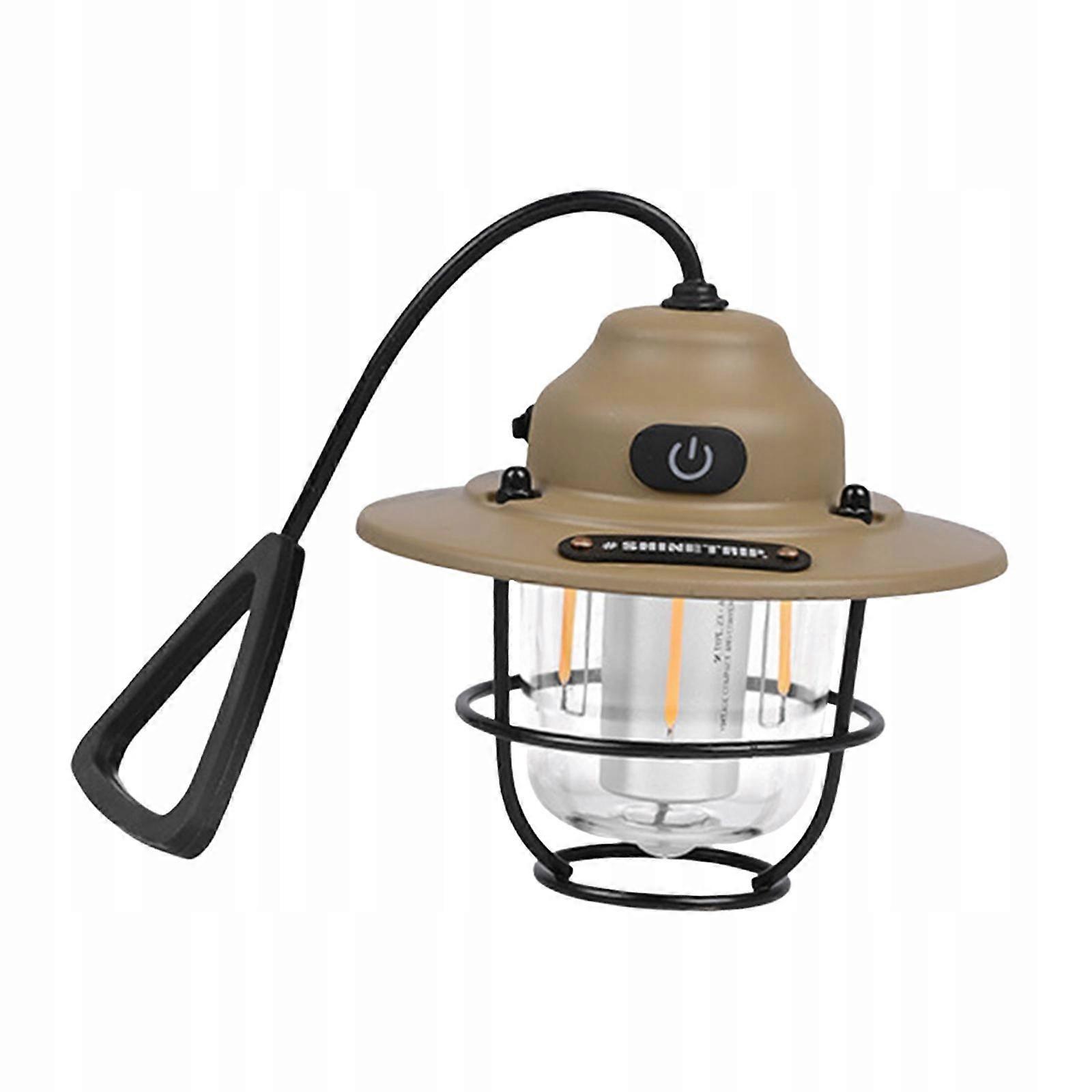 Camping Lantern Camping Lamp Durable Usb Khaki
