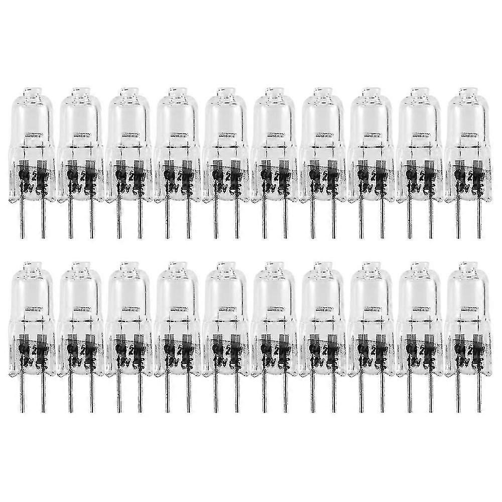 20個 G4 ハロゲン、20W 12V ハロゲンライト 2ピン クリアランプ電球、調理器具照明、信号灯、tr
