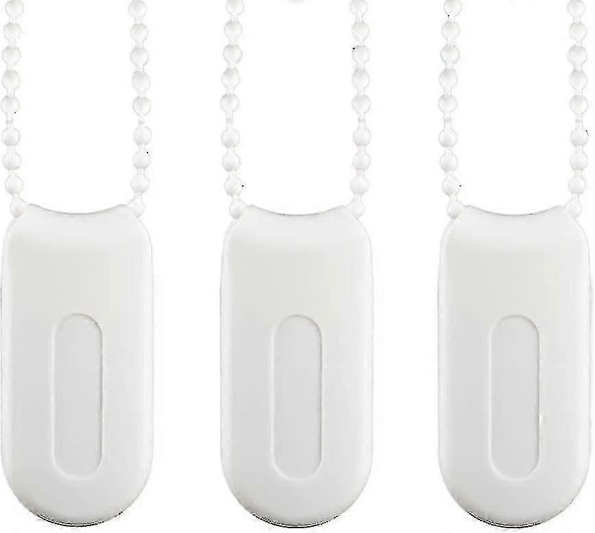 Plastic Pull String Pendants Curtain Cord Weights Window Shutter Safety Handle For Vertical Blind And Drapes(white)3pcs