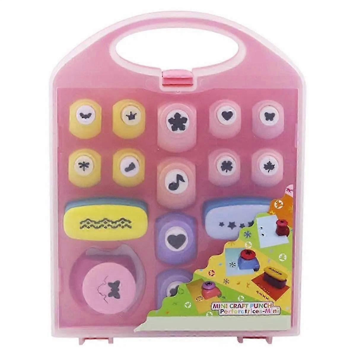 Craft Punches for Paper Crafts 3D Craft Punch Set Educational Embossing Machine Scrapbook Paper Punchers(Random Style)