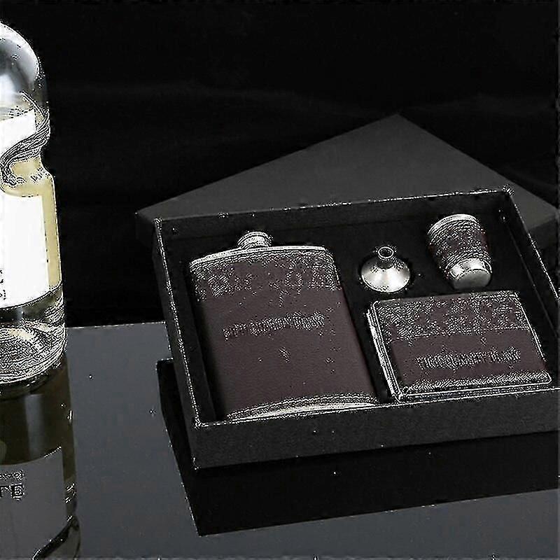 Flasks 9oz Metal Whisky Cups Liquor Flagon 304 Stainless Steel Alcohol Set Hip Flasks