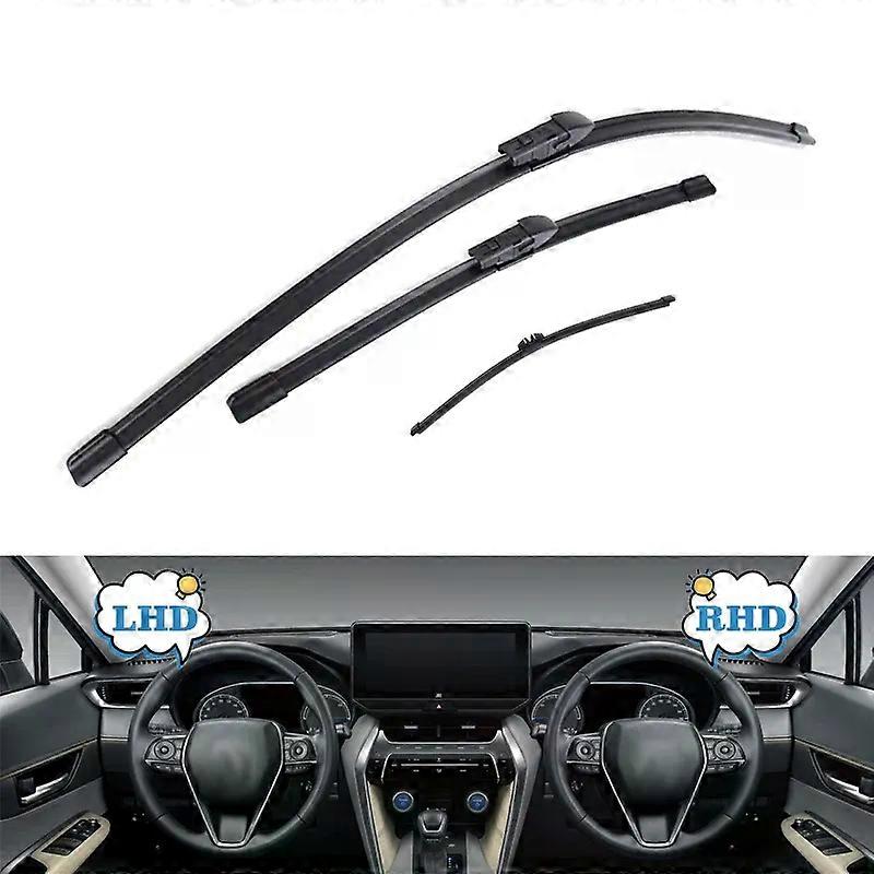 For Front Rear Windshield Wiper Blades Set For BMW X3 X3M G01 2018 2019 2020 2021 2022 2023 Windscreen Window Brushes Essuie Glace