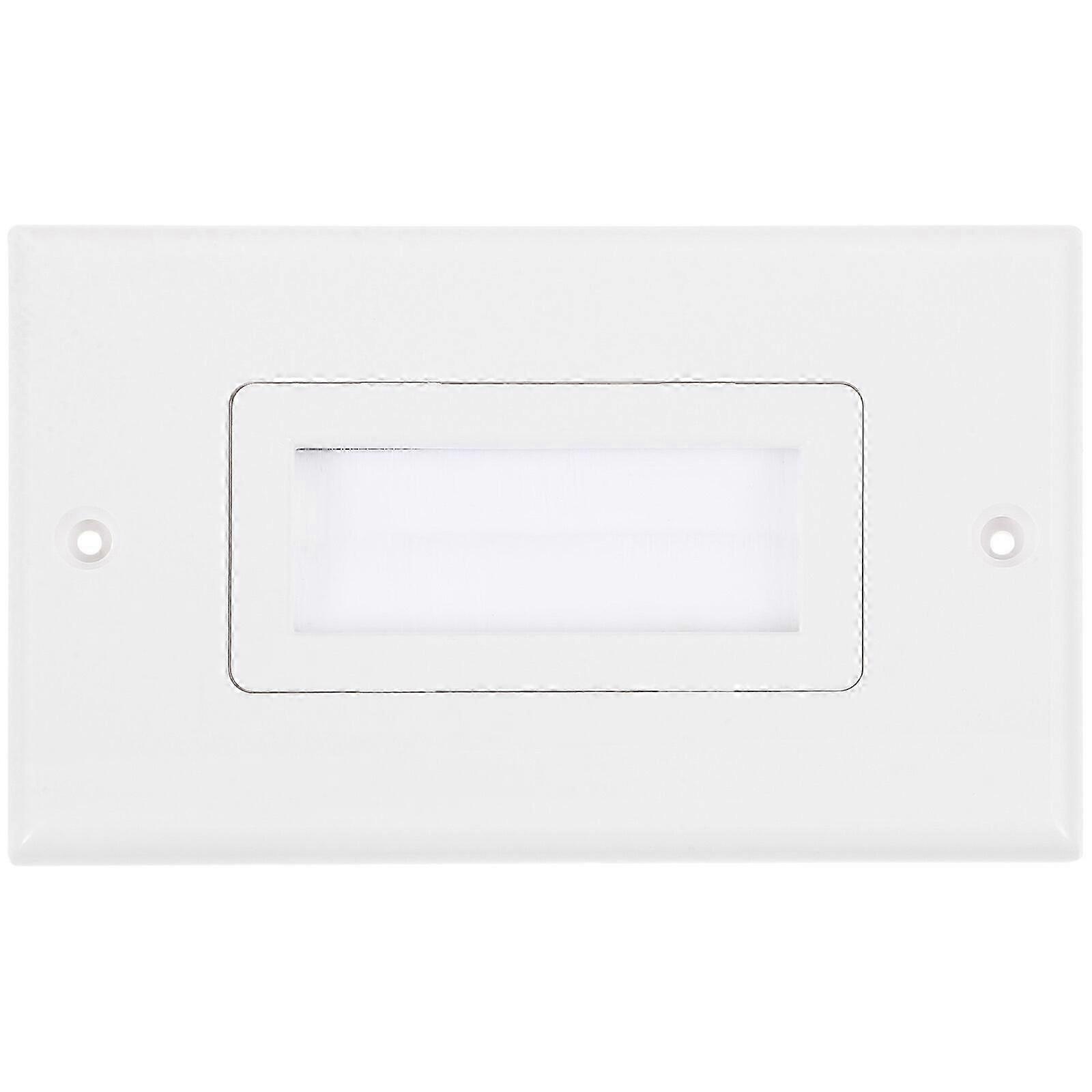 Wall Plate Cable Pass Through Cable Outlet Cover Plate Cable Management Wall Cover