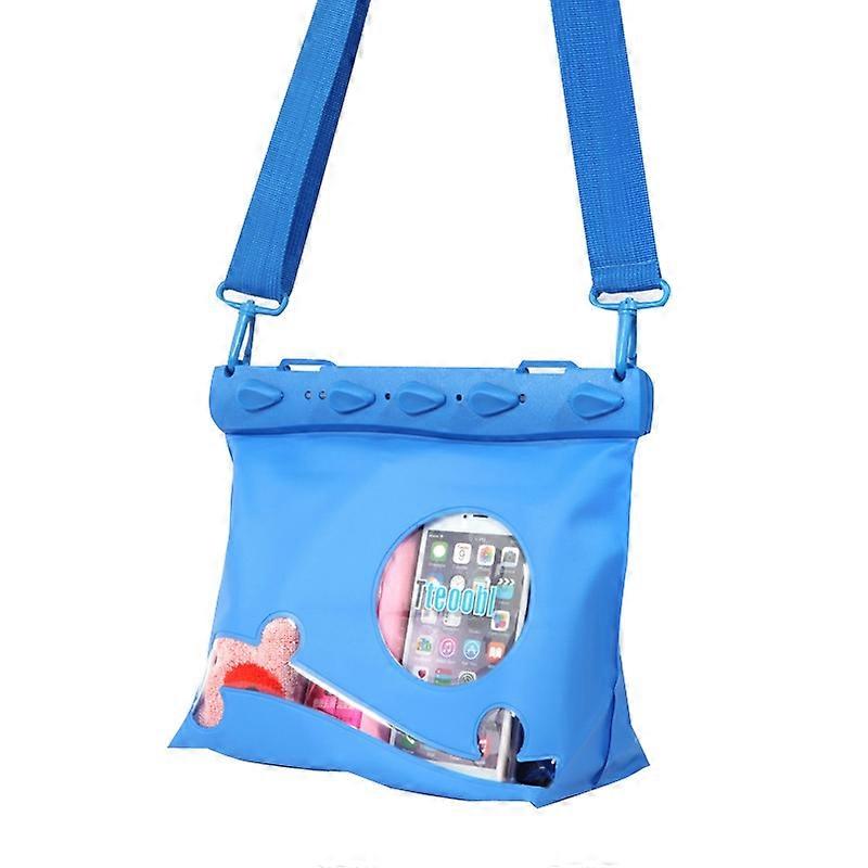 Tteoobl One-Shoulder Crossbody Drifting Diving Bag Waterproof Sundries Storage Bag, Size: Large (Blue)