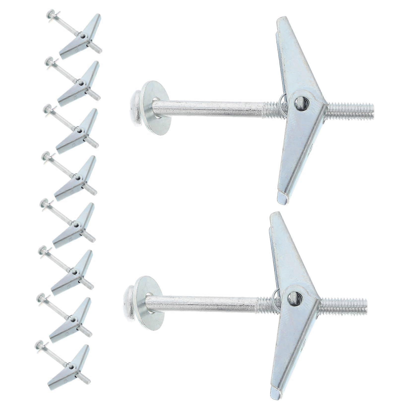 30pcs Expansion Screw Assortment with Toggle Bolts, Wing Nuts, and Expansion Tubes for Drywall and Wall Anchors