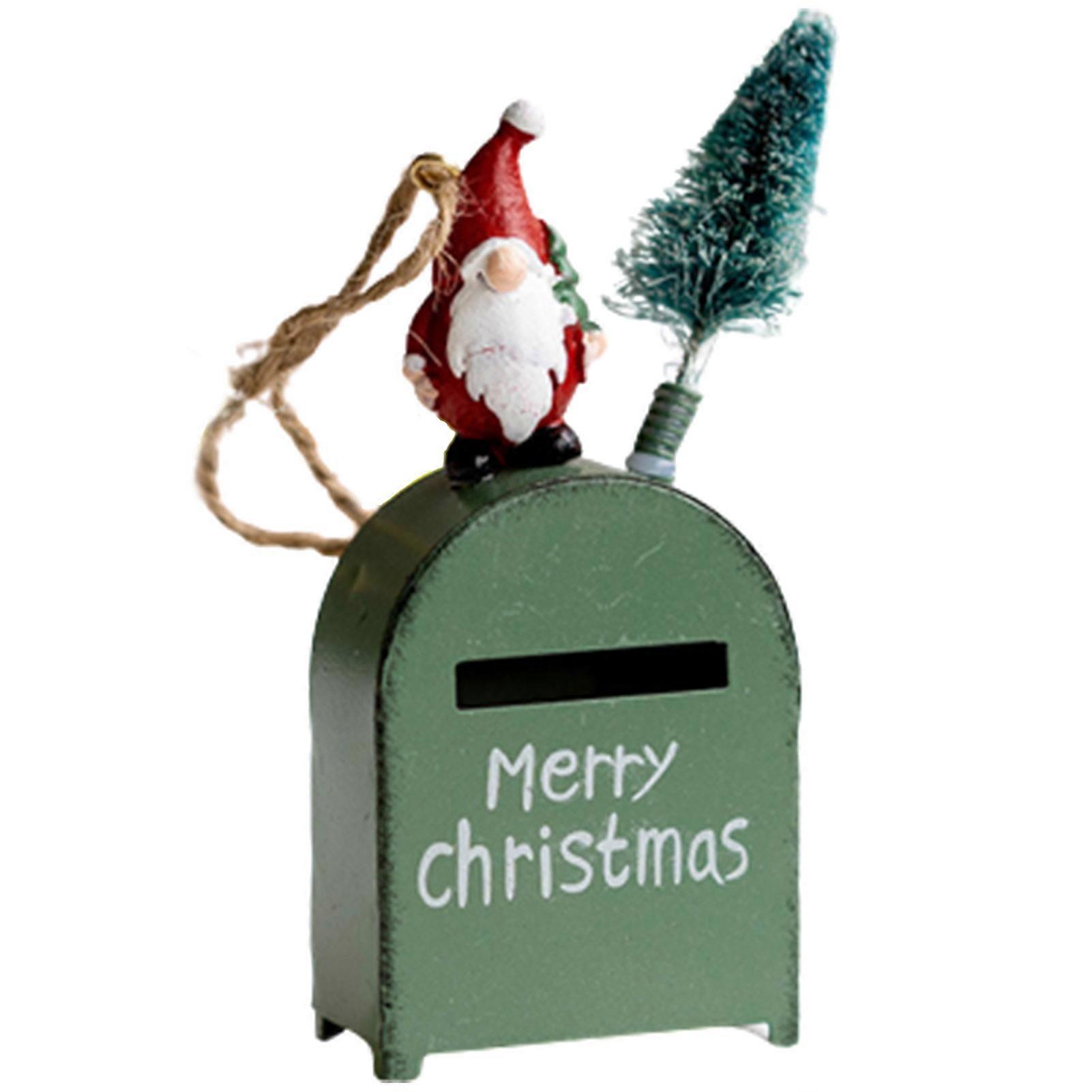 Holiday Decor Christmas Mailbox Creative Garden Decorations
