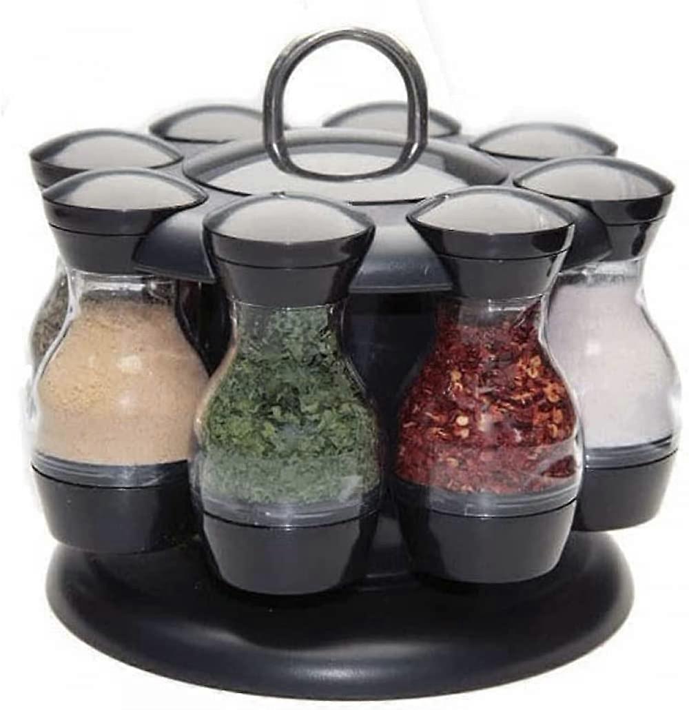 Spice Rack, Rotating Spice Rack with 8/16 Jars, Spice Rack Stand Holder, Spice Organizer Tower
